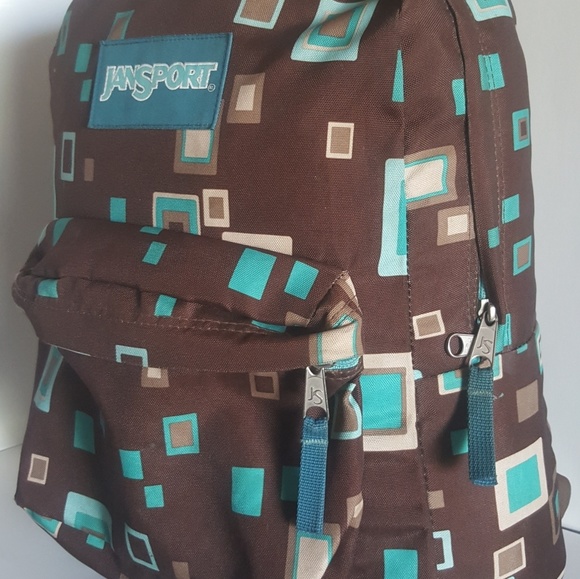 Jansport | Bags | Jansport Brownblue Backpack | Poshmark